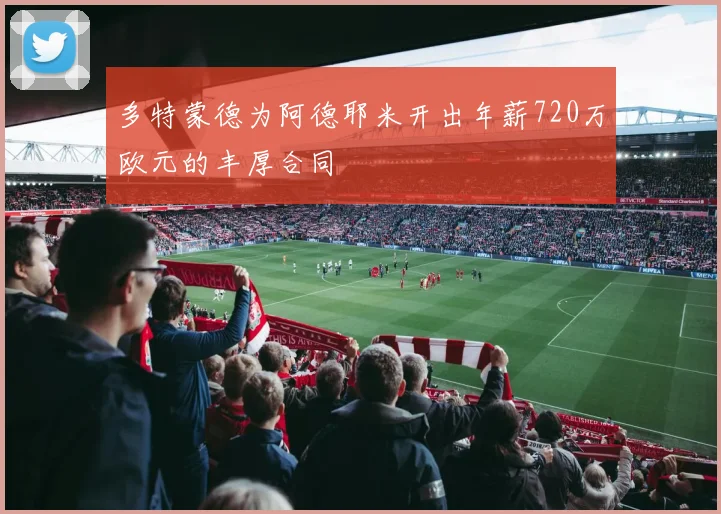 多特蒙德为阿德耶米开出年薪720万欧元的丰厚合同